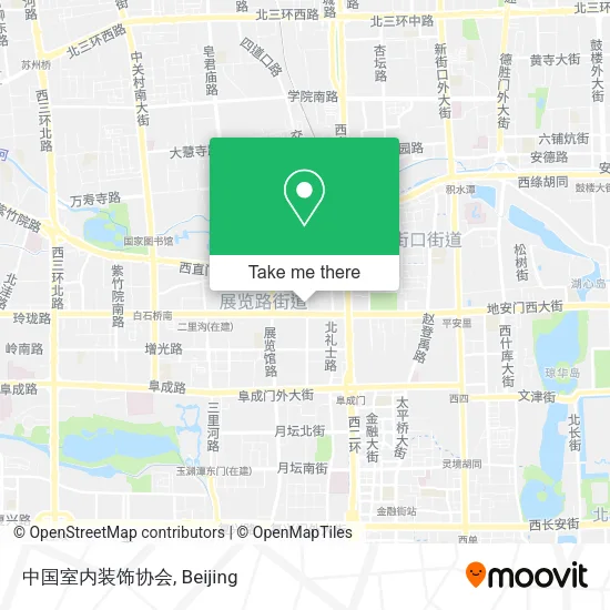 中国室内装饰协会 map