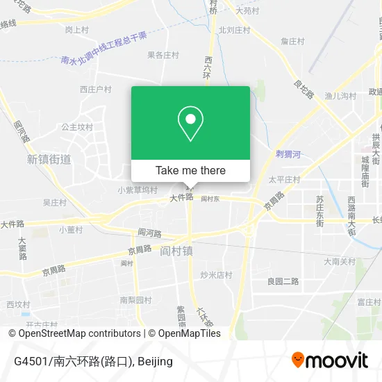 G4501/南六环路(路口) map