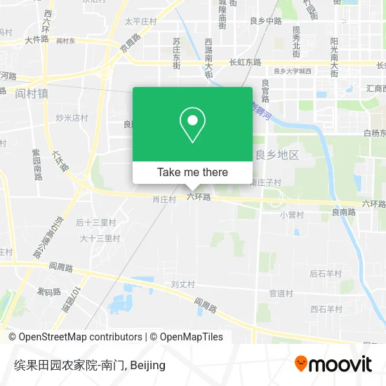 缤果田园农家院-南门 map