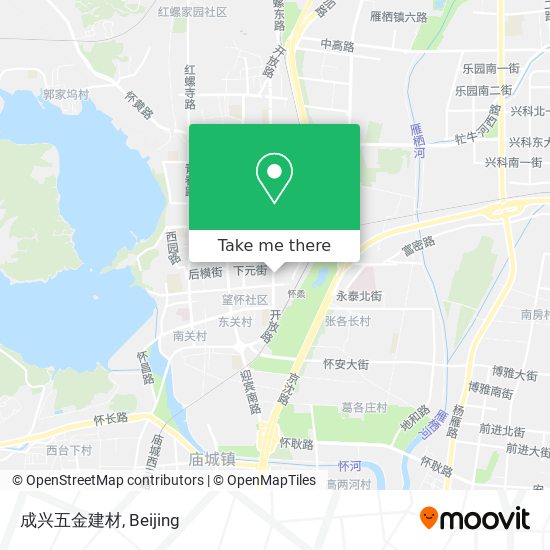 成兴五金建材 map