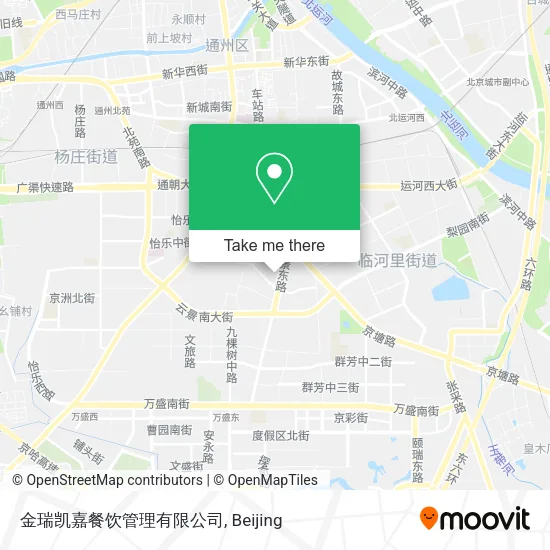 金瑞凯嘉餐饮管理有限公司 map