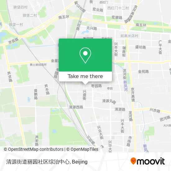 清源街道丽园社区综治中心 map