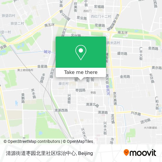 清源街道枣园北里社区综治中心 map