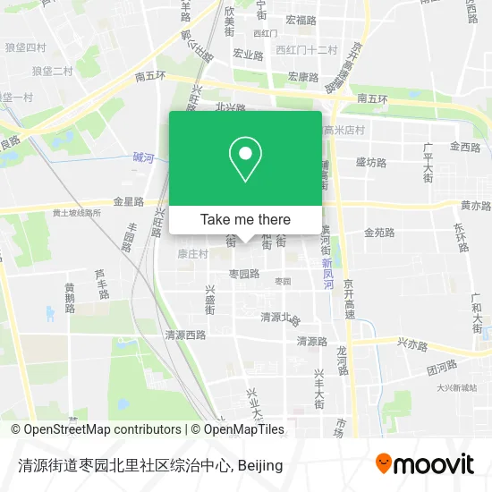 清源街道枣园北里社区综治中心 map