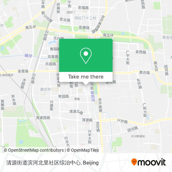 清源街道滨河北里社区综治中心 map