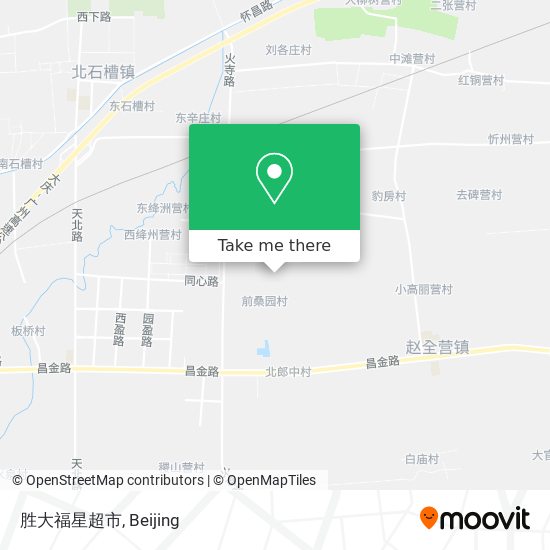 胜大福星超市 map