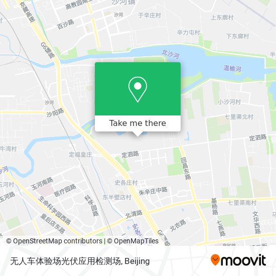无人车体验场光伏应用检测场 map