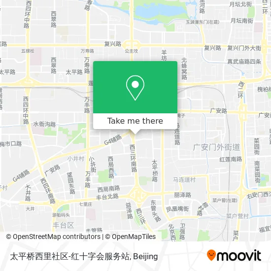 太平桥西里社区-红十字会服务站 map