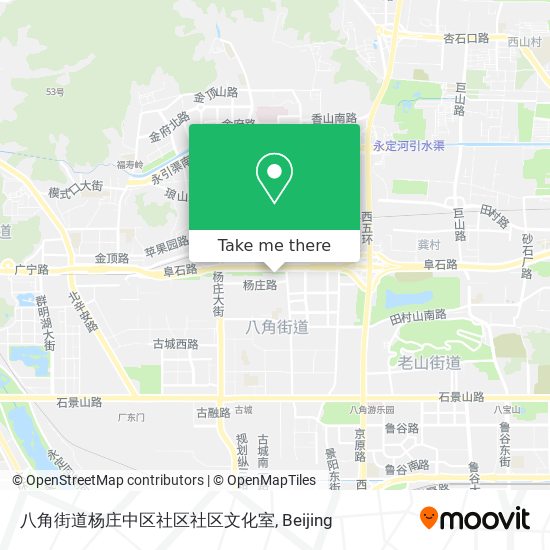 八角街道杨庄中区社区社区文化室 map
