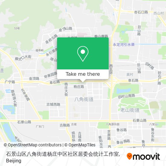 石景山区八角街道杨庄中区社区居委会统计工作室 map