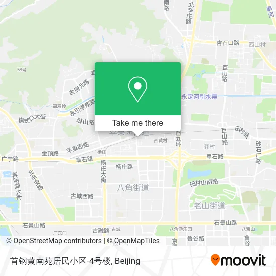 首钢黄南苑居民小区-4号楼 map