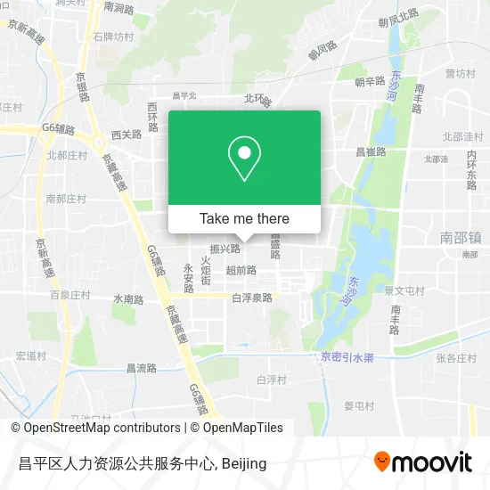 昌平区人力资源公共服务中心 map