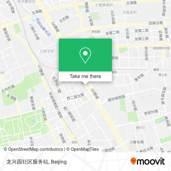 龙兴园社区服务站 map