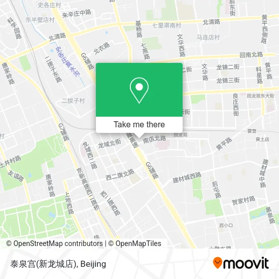 泰泉宫(新龙城店) map