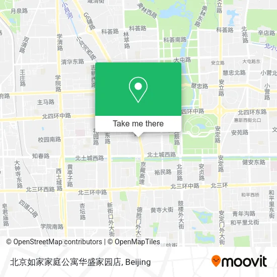 北京如家家庭公寓华盛家园店 map
