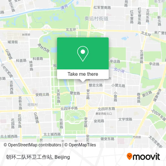 朝环二队环卫工作站 map
