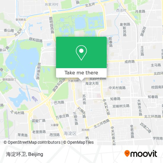 海淀环卫 map