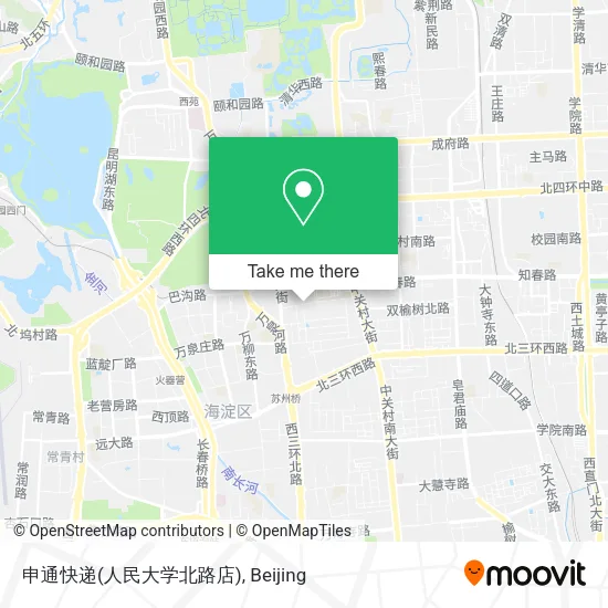 申通快递(人民大学北路店) map