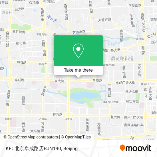 KFC北京阜成路店BJN190 map