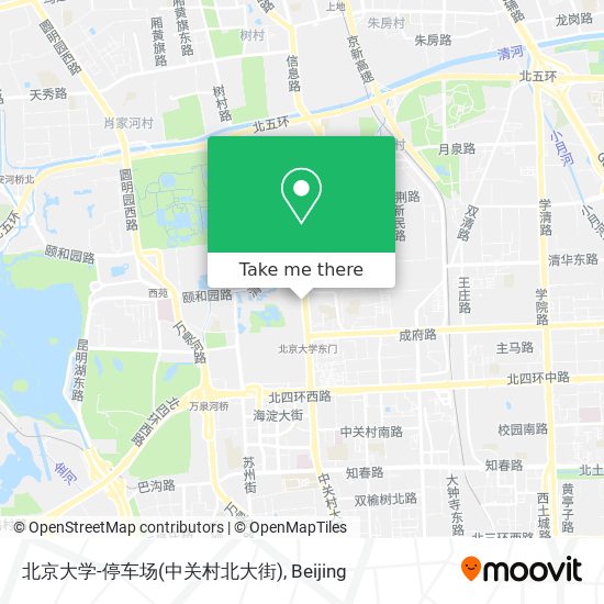 北京大学-停车场(中关村北大街) map