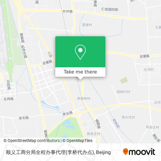 顺义工商分局全程办事代理(李桥代办点) map