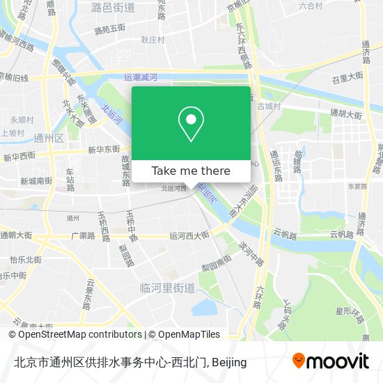 北京市通州区供排水事务中心-西北门 map