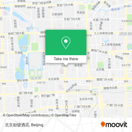 北京励骏酒店 map