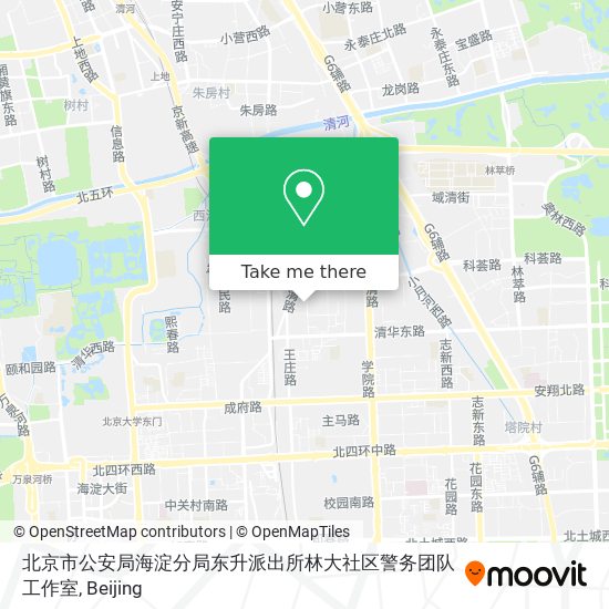 北京市公安局海淀分局东升派出所林大社区警务团队工作室 map