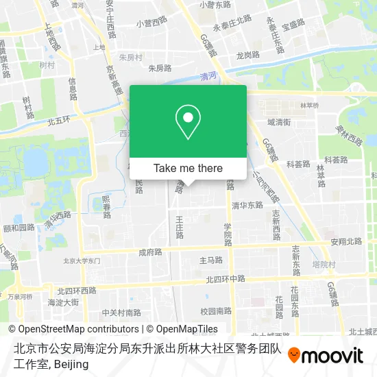 北京市公安局海淀分局东升派出所林大社区警务团队工作室 map