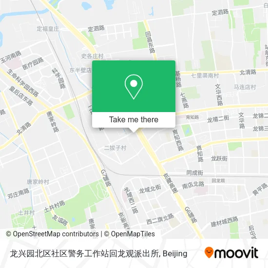 龙兴园北区社区警务工作站回龙观派出所 map
