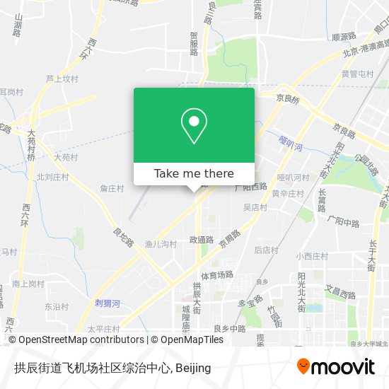 拱辰街道飞机场社区综治中心 map