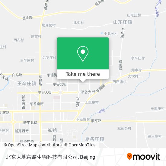 北京大地富鑫生物科技有限公司 map