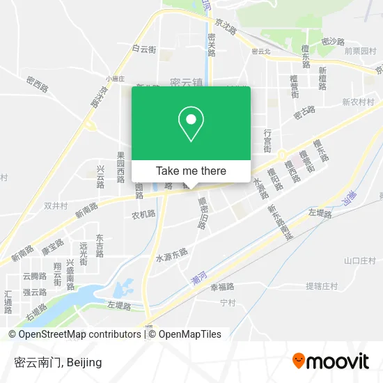 密云南门 map
