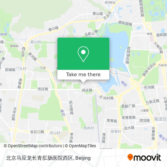 北京马应龙长青肛肠医院西区 map