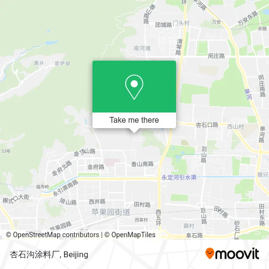 杏石沟涂料厂 map