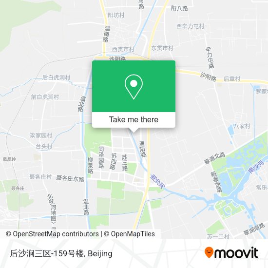 后沙涧三区-159号楼 map