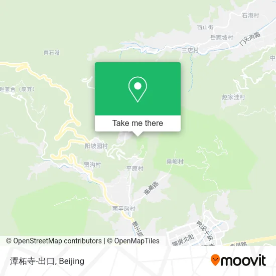 潭柘寺-出口 map