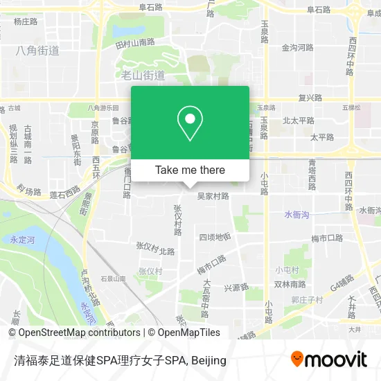 清福泰足道保健SPA理疗女子SPA map