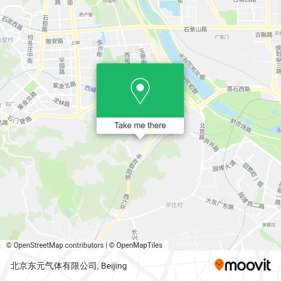 北京东元气体有限公司 map