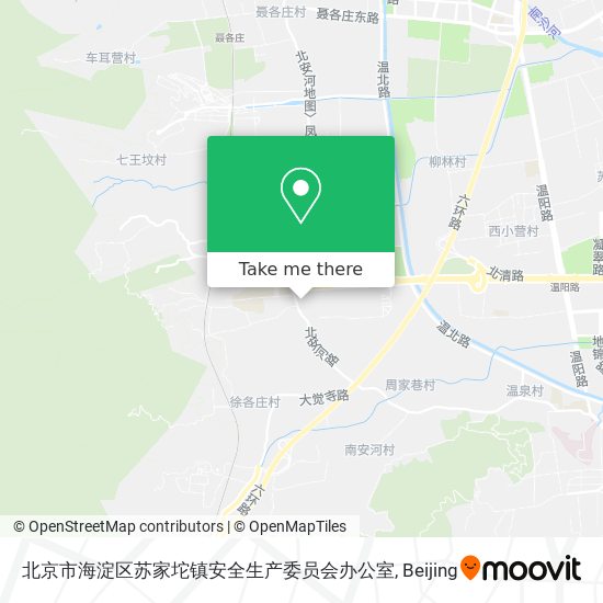 北京市海淀区苏家坨镇安全生产委员会办公室 map