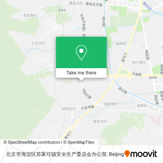 北京市海淀区苏家坨镇安全生产委员会办公室 map