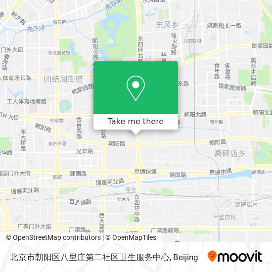 北京市朝阳区八里庄第二社区卫生服务中心 map