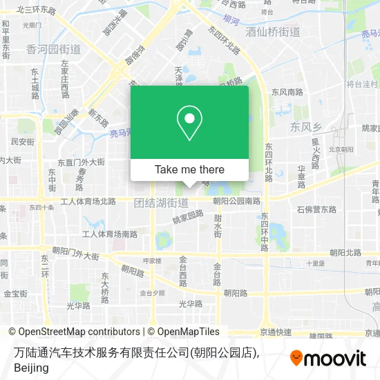 万陆通汽车技术服务有限责任公司(朝阳公园店) map