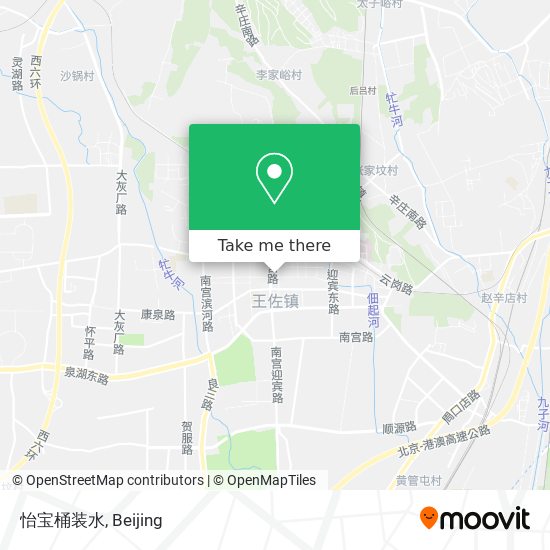 怡宝桶装水 map