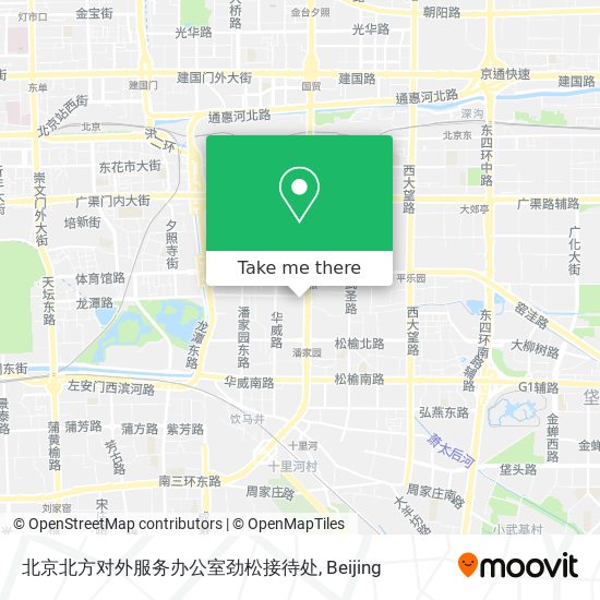北京北方对外服务办公室劲松接待处 map