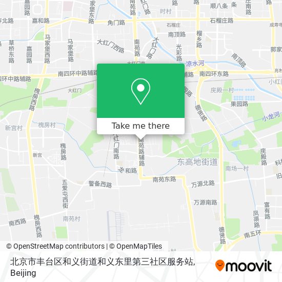 北京市丰台区和义街道和义东里第三社区服务站 map