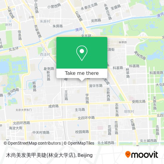木尚美发美甲美睫(林业大学店) map