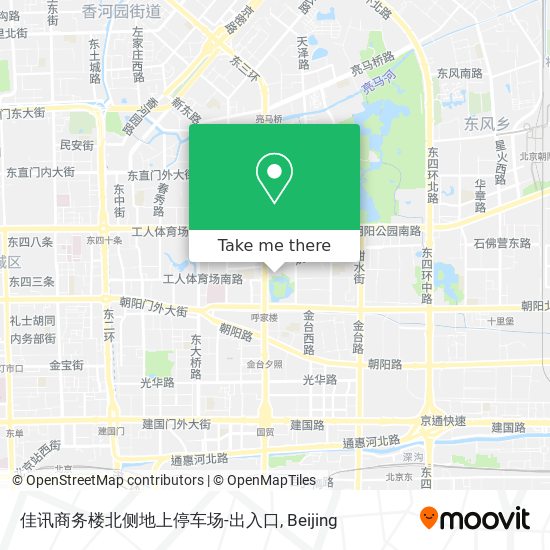 佳讯商务楼北侧地上停车场-出入口 map