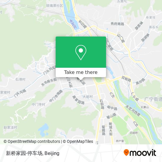 新桥家园-停车场 map