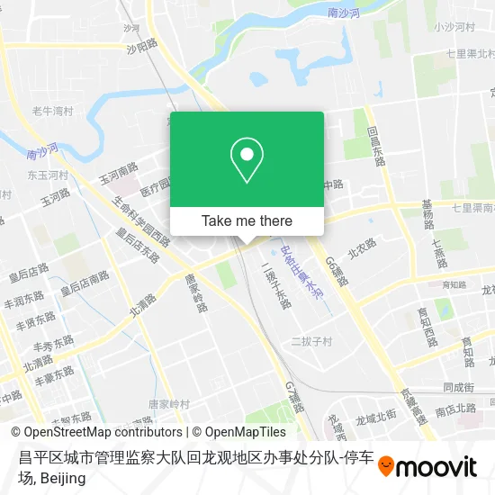 昌平区城市管理监察大队回龙观地区办事处分队-停车场 map